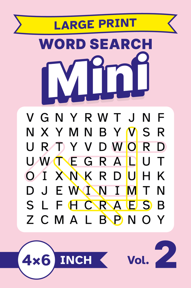 Large Print Word Search Mini Volume 2 cover