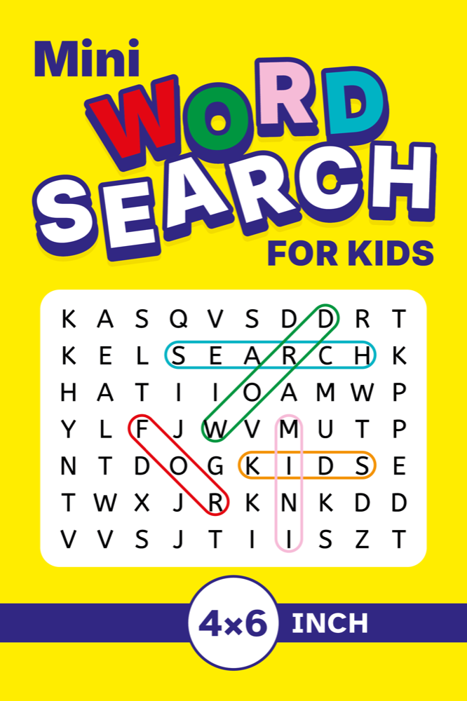 Mini Word Search for Kids book cover